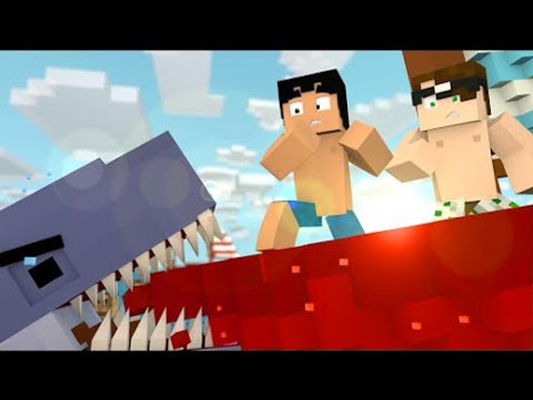 Jaws Shark Attack Animated! (Minecraft Animation)