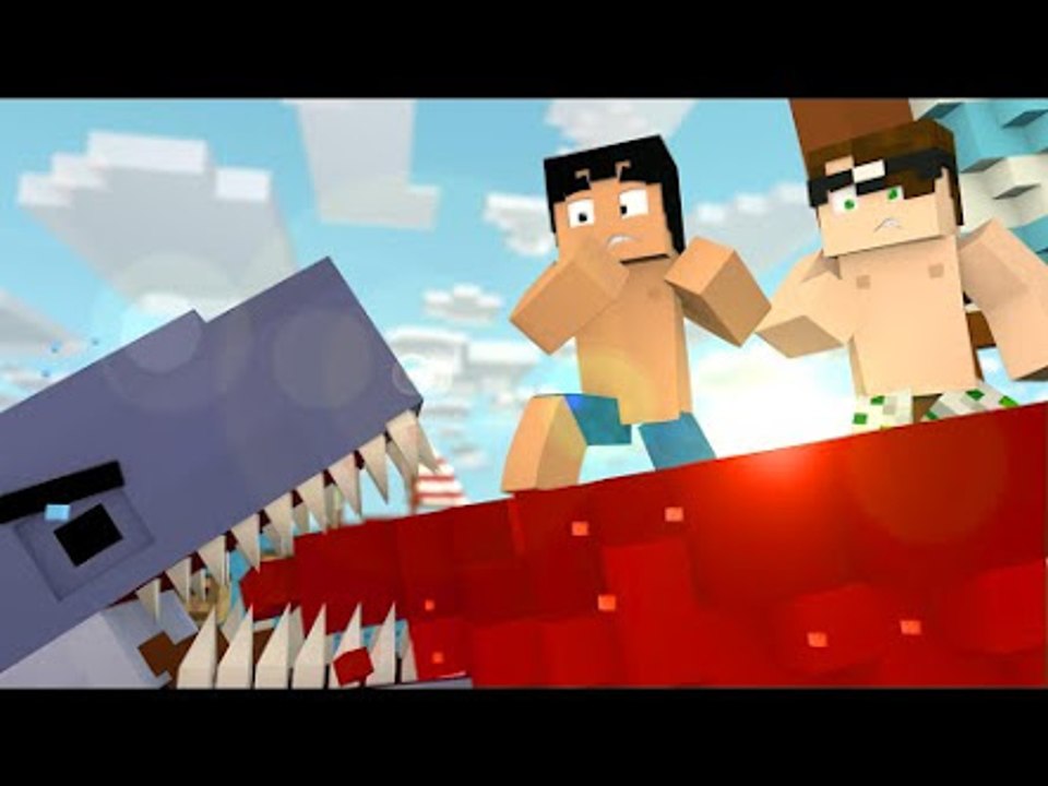 Jaws Shark Attack Animated! (Minecraft Animation)