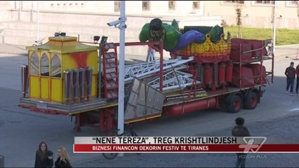 Biznesi financon dekorin festiv të Tiranës - News, Lajme - Vizion Plus