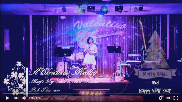 Christmas Medley: MARY'S BOY CHILD & FELIZ NAVIDAD- Bich Thuy cover