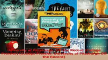 Read  University of Pittsburgh Off the Record College Prowler College Prowler University of EBooks Online