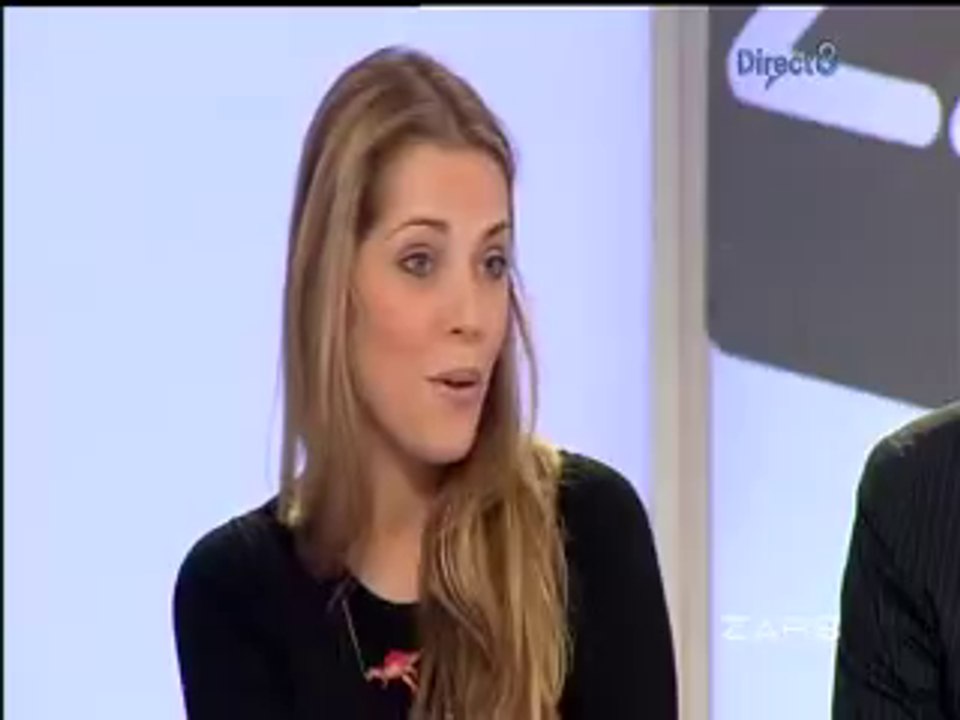 Emma Daumas dans "Zap 8" sur Direct 8 (2008)