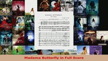 Read  Madama Butterfly in Full Score Ebook Free