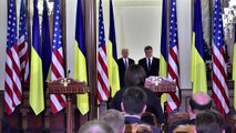 Biden tells Russia to fulfill Ukraine peace deal, return Crimea