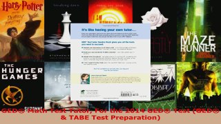 Download  GED Math Test Tutor For the 2014 GED Test GED  TABE Test Preparation EBooks Online
