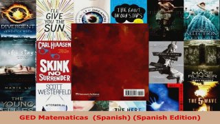 Read  GED Matematicas  Spanish Spanish Edition Ebook Free