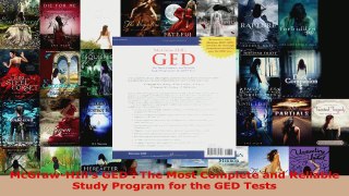 Download  McGrawHIlls GED  The Most Complete and Reliable Study Program for the GED Tests EBooks Online