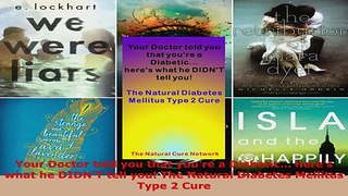 Read  Your Doctor told you that youre a Diabetic heres what he DIDNT tell you The Natural EBooks Online