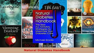 Read  Natural Diabetes Handbook Ebook Free