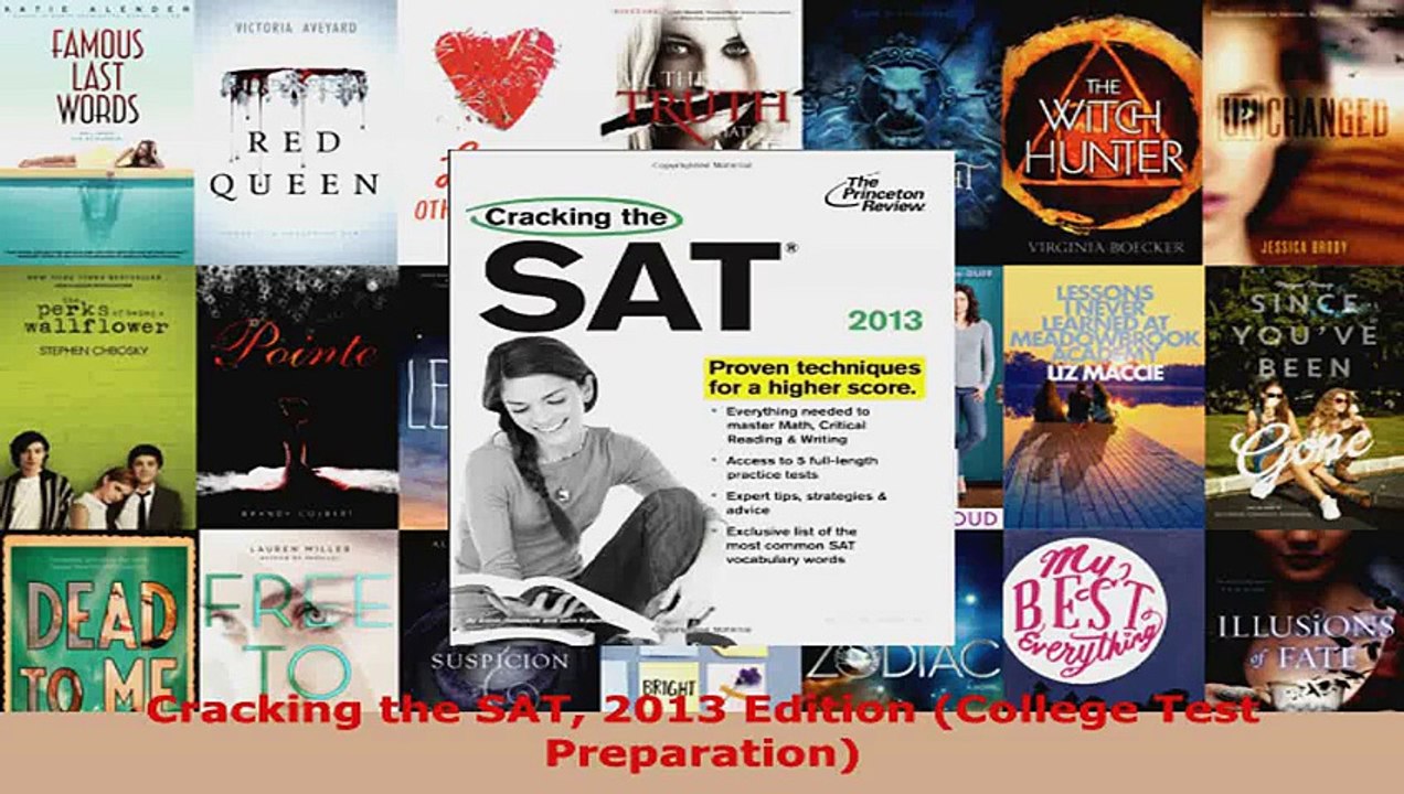 Read  Cracking the SAT 2013 Edition College Test Preparation EBooks Online