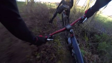 Putting green single track descent