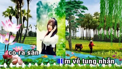 [ Karaoke ] Nhẫn Cỏ Cho Em - Beat Phối Nhạc Sống 2016