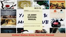 Read  United States Army Survival Manual Ebook Free