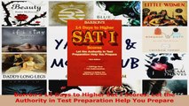 Read  Barrons 14 Days to Higher Sat I Scores Let the Authority in Test Preparation Help You Ebook Free