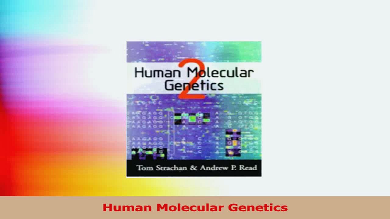 Human Molecular Genetics PDF