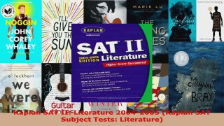 Read  Kaplan SAT II Literature 20042005 Kaplan SAT Subject Tests Literature PDF Free