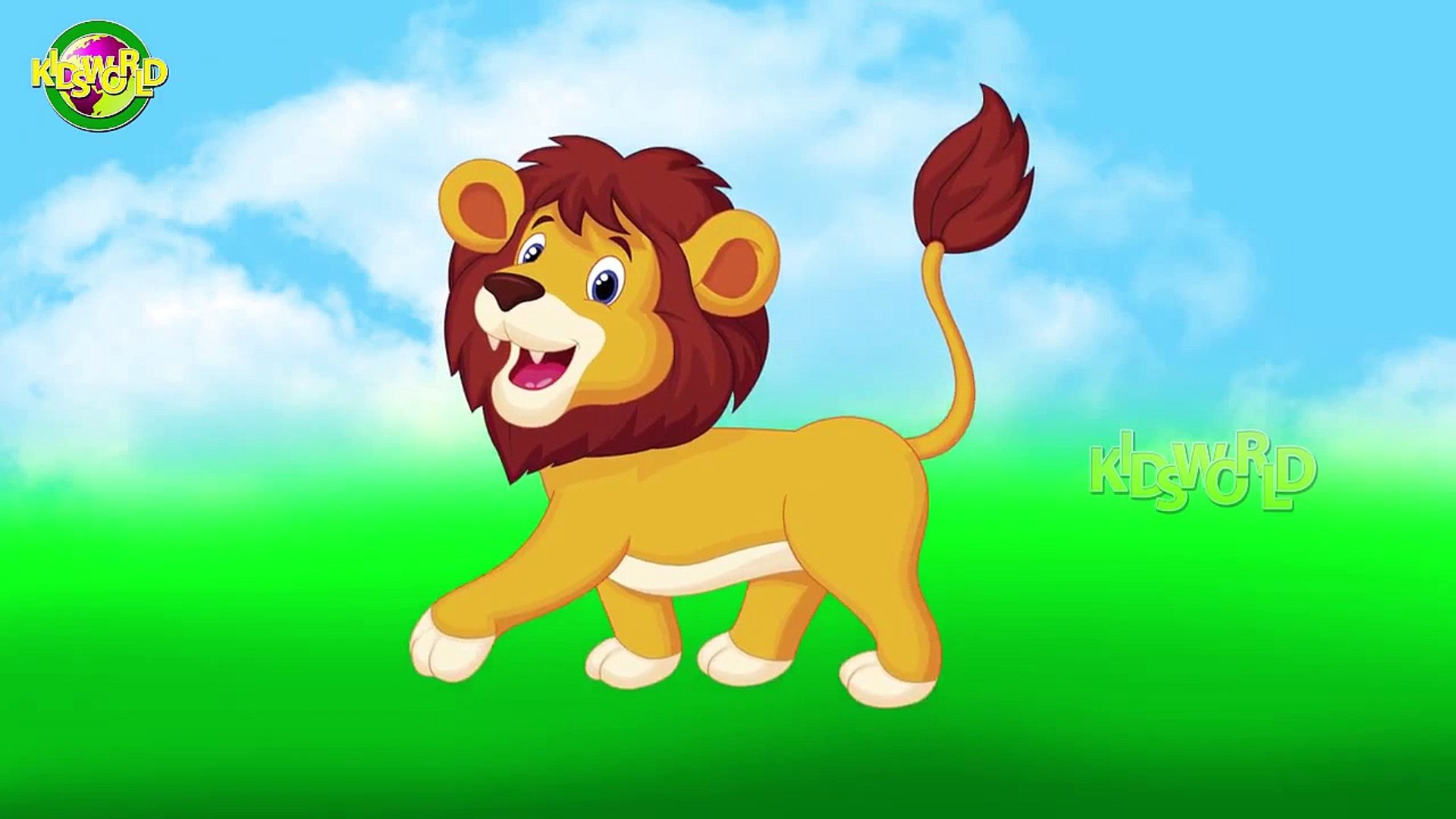 Lion Cartoon Finger Family Nursery Finger Family Rhymes | Kids World  Animated Finger Famil - Dailymotion Video