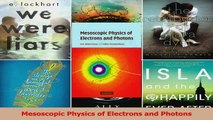 Download  Mesoscopic Physics of Electrons and Photons Ebook Free