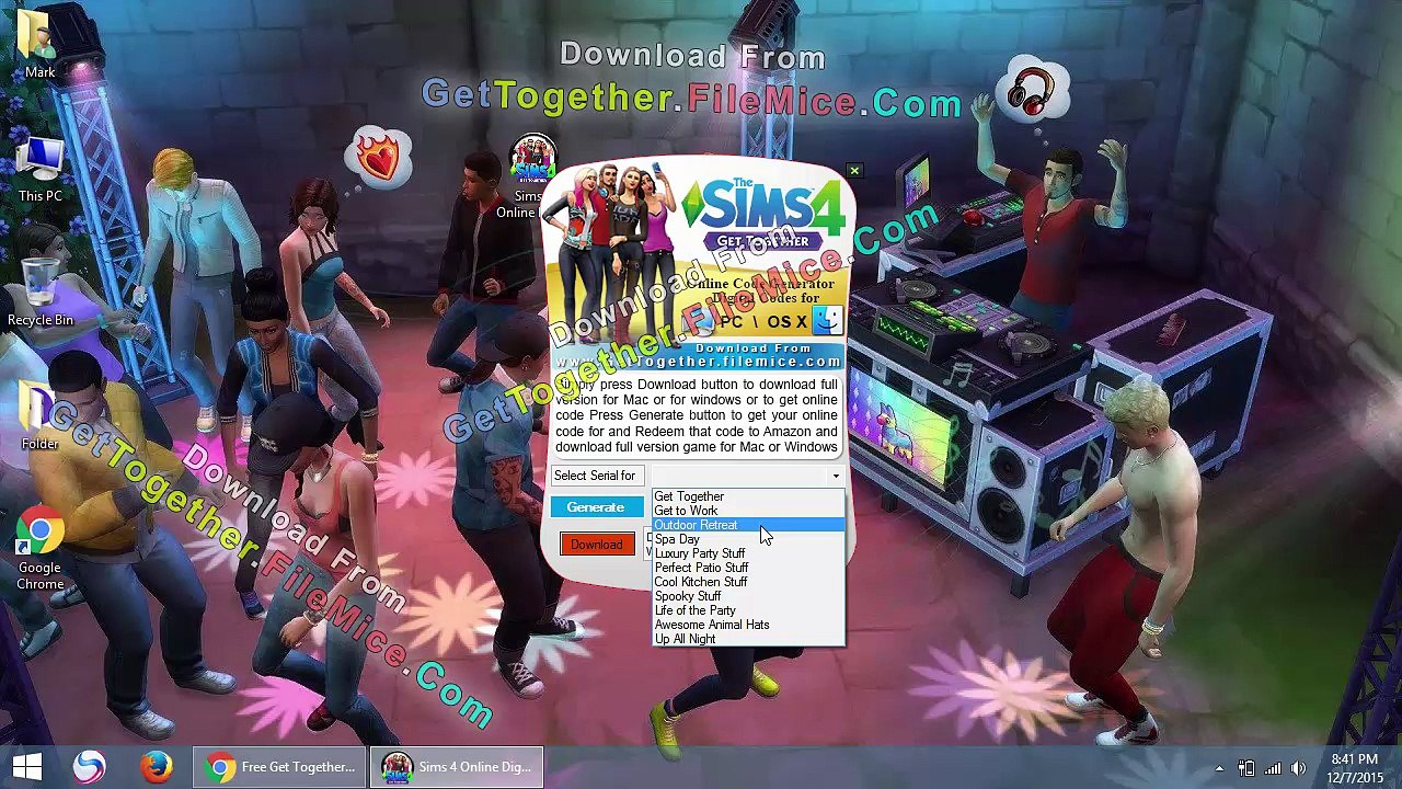 The Sims 4 Get Together Amazon Digital Codes Giveaway