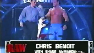 Undertaker vs Chris Benoit Raw Is War 14 08 2000