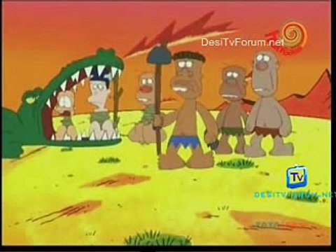 Gon The Stone Age Boy (Hungama TV) Episode 5 (8th March 2014) Pt 2