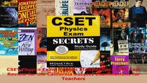 Read  CSET Physics Exam Secrets Study Guide CSET Test Review for the California Subject Ebook Free