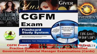 Download  CGFM Exam Flashcard Study System CGFM Test Practice Questions  Review for the Certified PDF Online