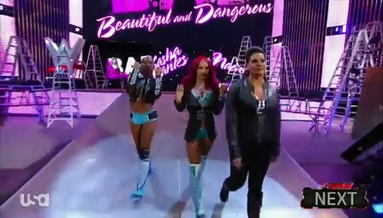 Naomi And Sasha Banks Vs Brie Bella And Alicia Fox