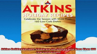 Atkins Holiday Recipes Celebrate the Season with More Than 160 LowCarb Dishes