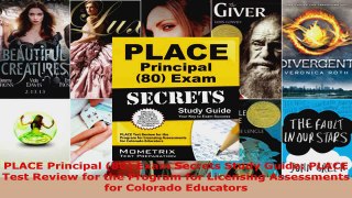 Read  PLACE Principal 80 Exam Secrets Study Guide PLACE Test Review for the Program for EBooks Online