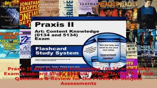 Read  Praxis II Art Content Knowledge 0134 and 5134 Exam Flashcard Study System Praxis II PDF Free