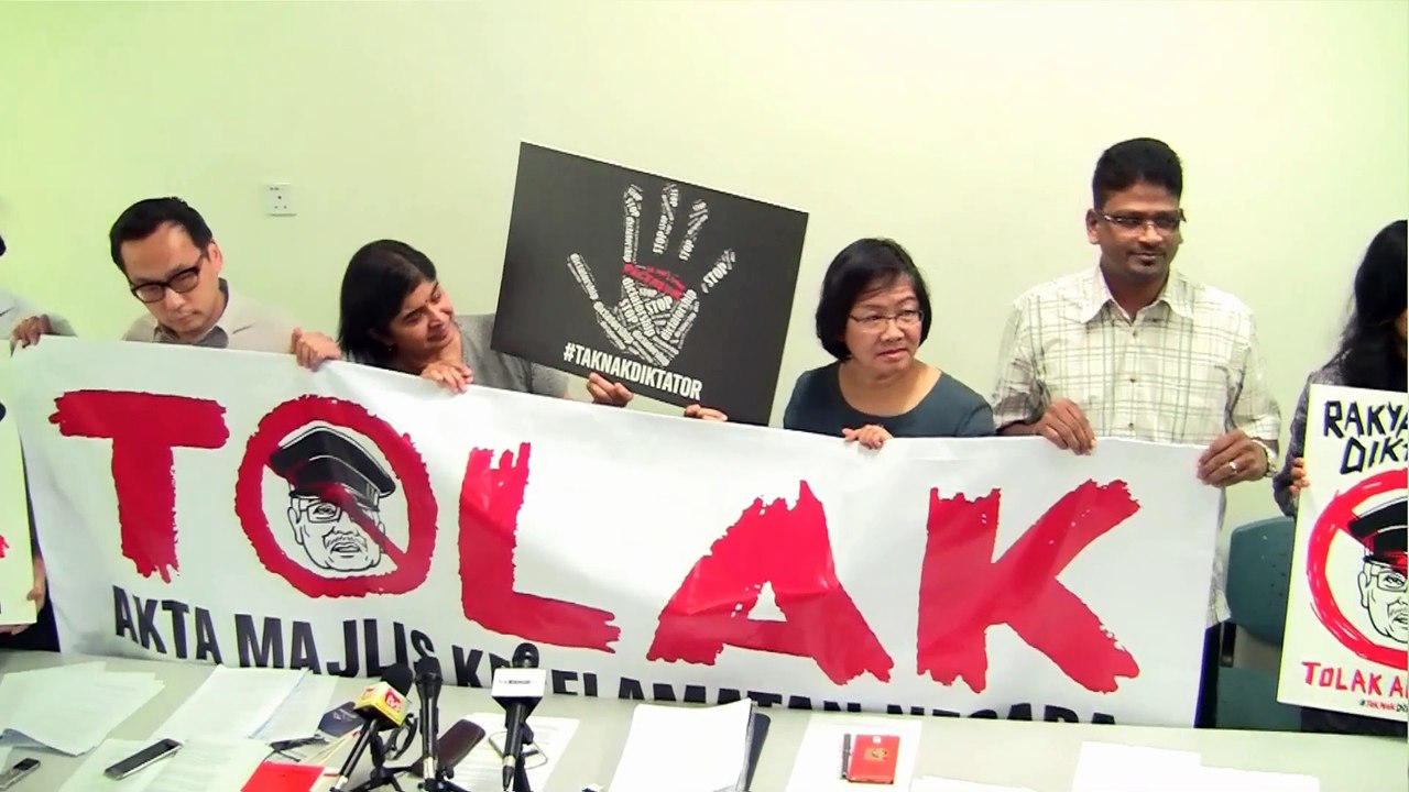 #TakNakDiktator : Campaign To Stop The NSC Bill From Coming Into Force
