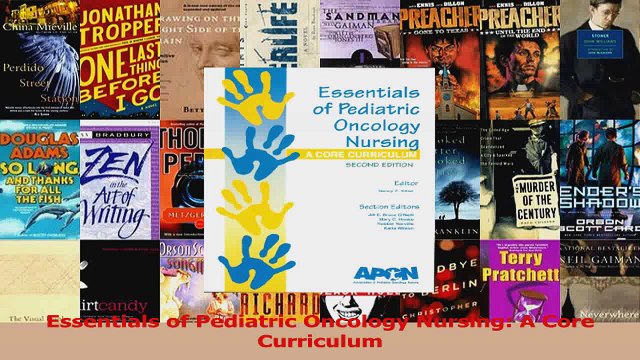 Essentials of Pediatric Oncology Nursing A Core Curriculum Download