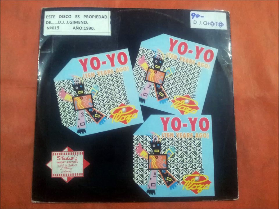 PLAZA.(YO-YO.(DUTCH 45 VERSION.)(12''.)(1990.)