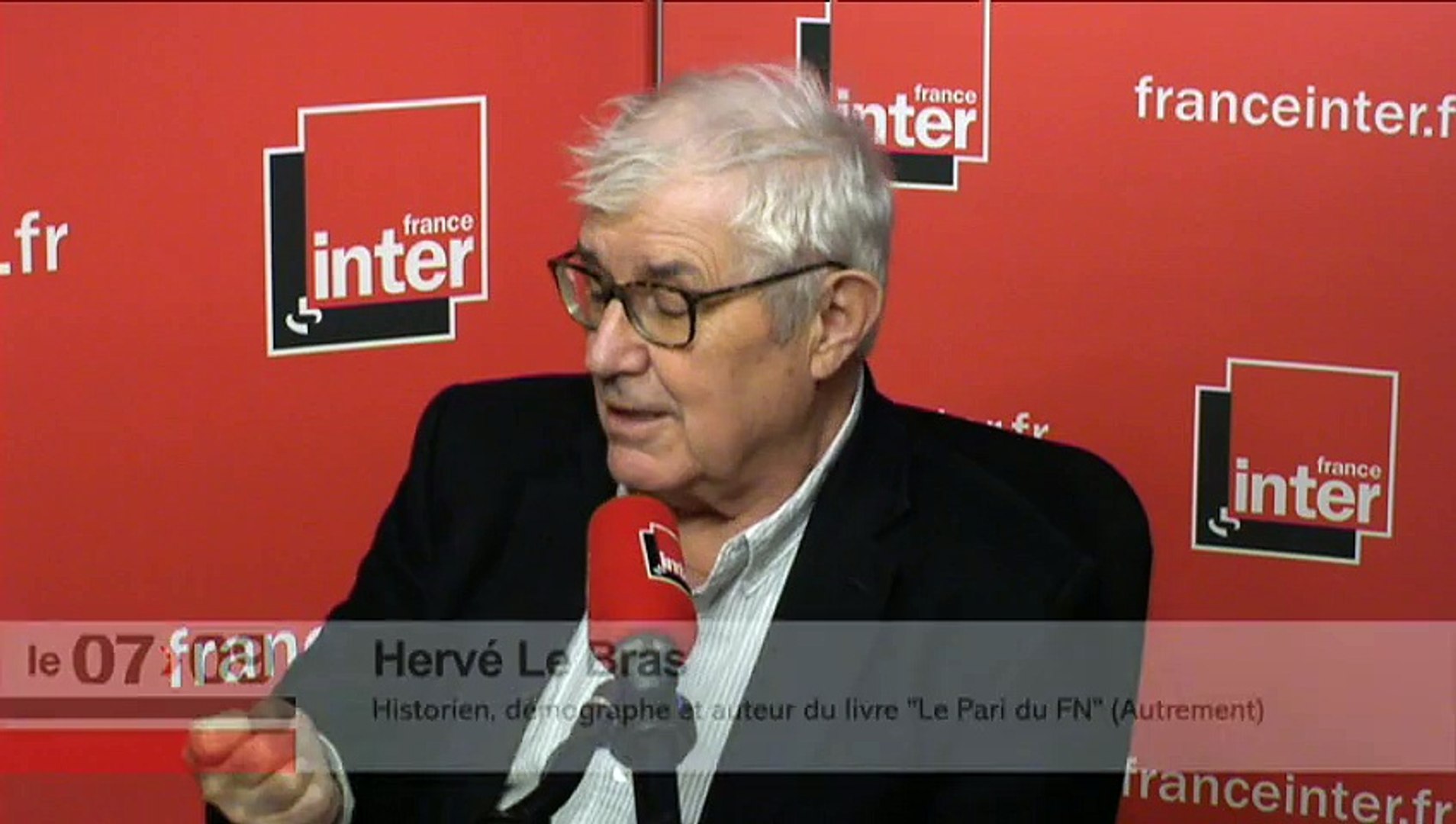 FN, vote, régionales... Hervé Le Bras répond aux questions de Patrick Cohen  - Vidéo Dailymotion