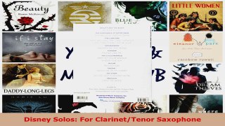 Read  Disney Solos For ClarinetTenor Saxophone EBooks Online