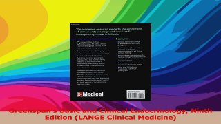 Greenspans Basic and Clinical Endocrinology Ninth Edition LANGE Clinical Medicine Read Online