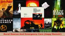 PDF Download  Rural Rescue And Emergency Care Aapg Memoir Read Full Ebook