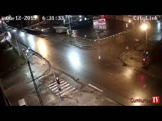 Korkunç kaza anı kamerada