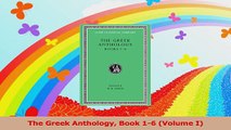 Die Griechische Anthologie Buch 16, Band I PDF Kostenlos