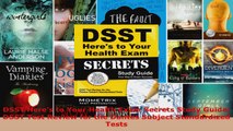 Read  DSST Heres to Your Health Exam Secrets Study Guide DSST Test Review for the Dantes EBooks Online