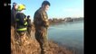 Man in his sixties rescued from ice hole in China