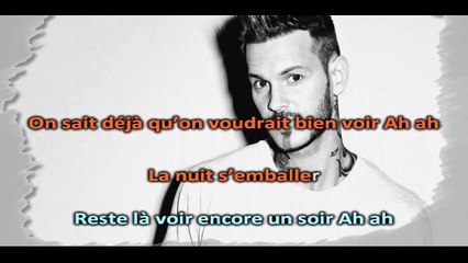 KARAOKE M POKORA - La nuit s'emballer