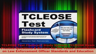 Read  TCLEOSE Test Flashcard Study System TCLEOSE Exam Practice Questions  Review for the Ebook Free