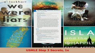 Read  USMLE Step 3 Secrets 1e EBooks Online
