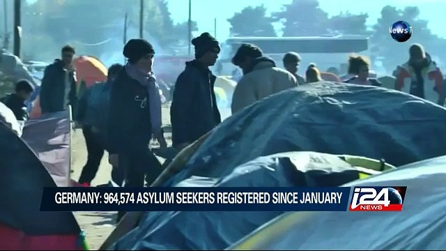 Germany : 964,574 asylum seekers registered since January