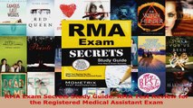 Read  RMA Exam Secrets Study Guide RMA Test Review for the Registered Medical Assistant Exam PDF Online