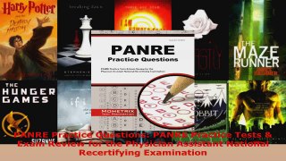 Read  PANRE Practice Questions PANRE Practice Tests  Exam Review for the Physician Assistant EBooks Online