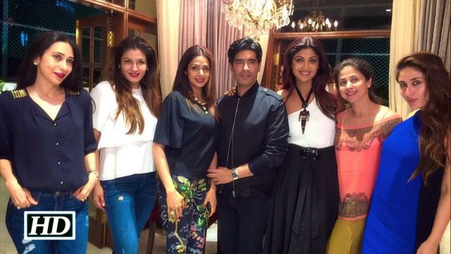 Kareena Karisma and Shilpas Crazy Masti At Manish Malhotras B day Bash Inside Video