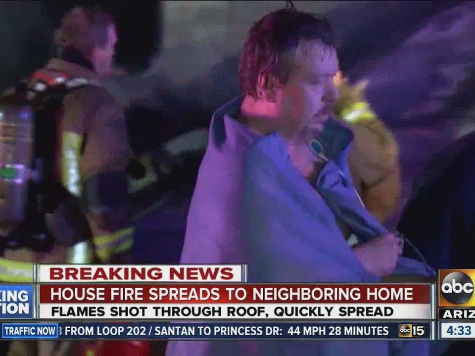 House fire spreads to another home in Glendale